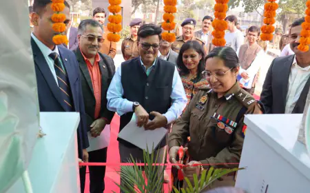 नोएडा के 6 पुलिस कार्यालयों एवं 2 थानों में लगा आरओ वाटर कूलर