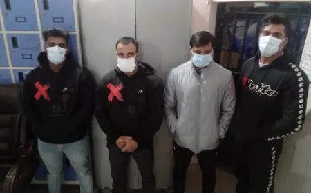 Noida News : चेरी काउंटी सोसायटी में कार चालक से मारपीट, चार दबंग गिरफ्तार