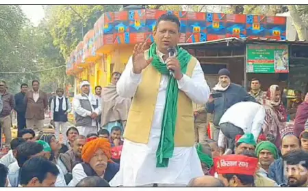 Noida News : किसान 7 को ग्रेनो प्राधिकरण पर करेंगे महापंचायत, 8 को संसद का होगा घेराव