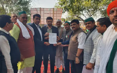 Noida News : भाकियू ने जिला मुख्यालय व सिटी मजिस्ट्रेट कार्यालय पर प्रदर्शन कर की पंचायत