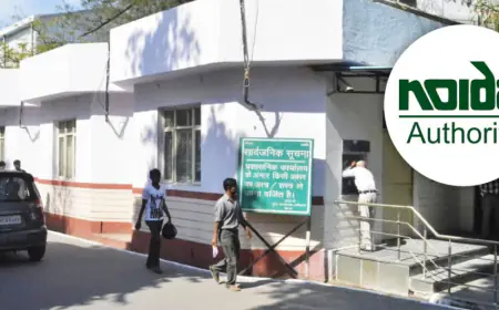 Noida News : नोएडा प्राधिकरण के अधिसूचित जमीन पर अवैध रूप से हो रहा है कब्जा