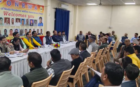 Noida News : फोनरवा ने यूपीपीसीएल के अधिकारियों के साथ की बैठक, बिजली की समस्याओं पर चर्चा