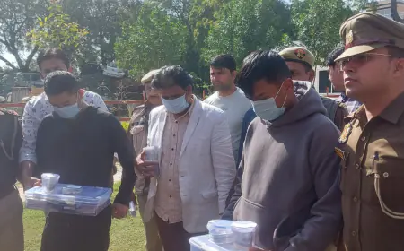 Noida News : शेयर मार्केट में इन्वेस्टमेंट के नाम पर  ठगी करने वाले चीनी नागरिक सहित तीन गिरफ्तार
