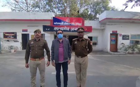 Noida News : मुनाफे का झांसा देकर 70 करोड़ हड़पने वाला बैंगलूर से गिरफ्तार