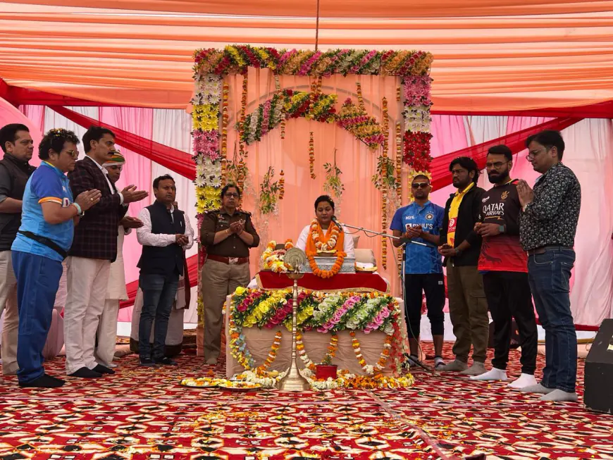 Greater Noida News : जिला कारागार में त्रिदिवसीय श्रीराम कथा संपन्न