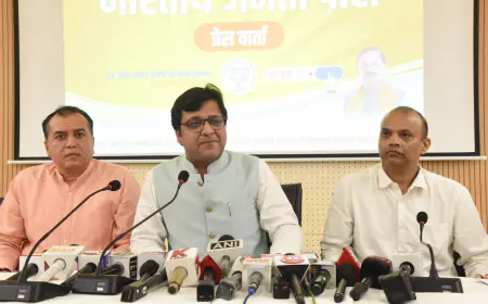 Noida News: दिल्ली के रामलीला मैदान में घोटालेबाजों की बारात थी इंडिया रैली: नितिन अग्रवाल