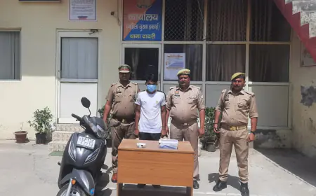 Noida news :  एटीएम कार्ड बदलकर ठगी करने वाला  बदमाश गिरफ्तार