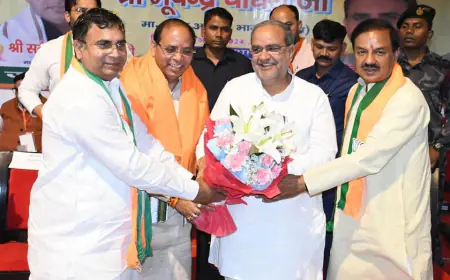 Greater Noida News : भाजपा के प्रदेश अध्यक्ष भूपेंद्र सिंह चौधरी ने कार्यकर्ताओं को पढ़ाया सफलता का पाठ