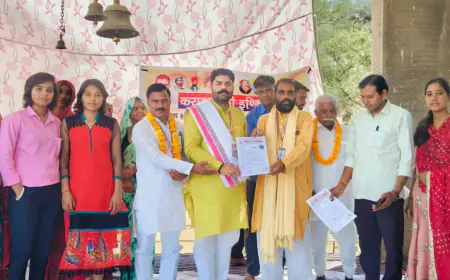 Noida News : करप्शन फ्री इंडिया संगठन के जयपुर जिलाध्यक्ष बने राजकुमार सैनी