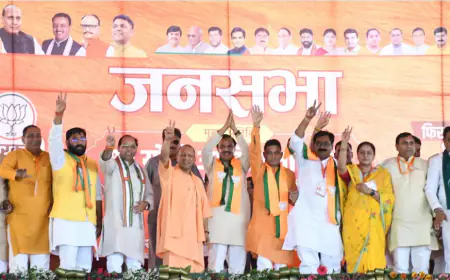 Noida News :  मोदी ही दे सकते हैं देश में राष्ट्रवादी व विकासपरक सोच वाली सरकार : योगी आदित्यनाथ