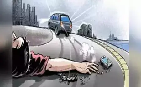 Greater Noida News : मॉर्निंग वॉक पर निकले पति-पत्नी को कार चालक ने मारी टक्कर