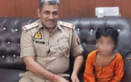 Noida News : मामा के घर से लापता बच्ची को पुलिस ने किया सकुशल बरामद