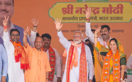 Election News  : पीएम मोदी ने कहा यूपी में योगी ने माफिया-दंगाइयों को साफ करके स्वच्छता अभियान को बढ़ाया