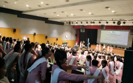 Noida News :  छात्राओं को किया सम्मानित,  मिशन प्रतिभाग में  स्कूलों व स्लम एरिया में अभियान