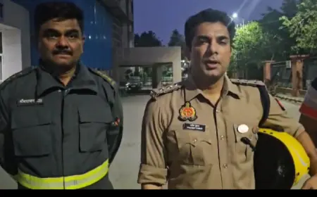 Noida News : जिला अस्पताल के सर्वर रूम में लगी आग, जहरीला धुआं प्रथम तल तक पहुंचा