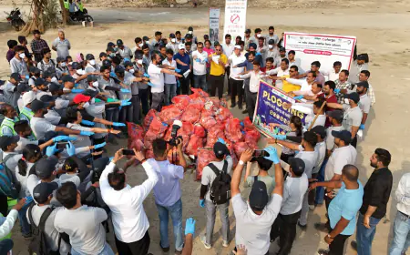 Noida News : नोएडा प्राधिकरण के अधिकारियों ने सार्थक किया स्वच्छ नोएडा, स्वस्थ्य नोएडा का नारा