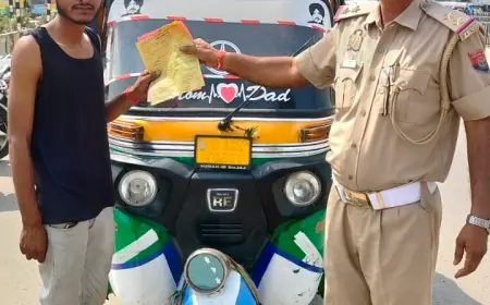 Noida News : नियमों का उल्लंघन करने वालों के प्रति सख्त हुई यातायात पुलिस, 6933 वाहनों का कांटा चालान