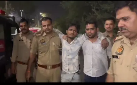 Noida News : नोएडा पुलिस ने एनकाउंटर में गिरफ्तार किया शातिर लुटेरा, पैर में लगी गोली