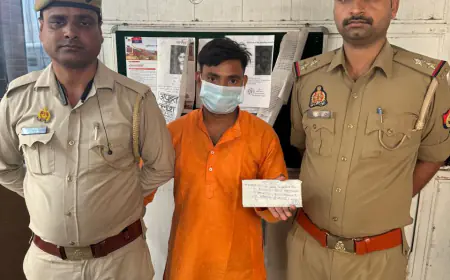 Noida News : दहेज की मांग पूरी न होने पर पत्नी की गला दबाकर हत्या करने वाला आरोपी गिरफ्तार