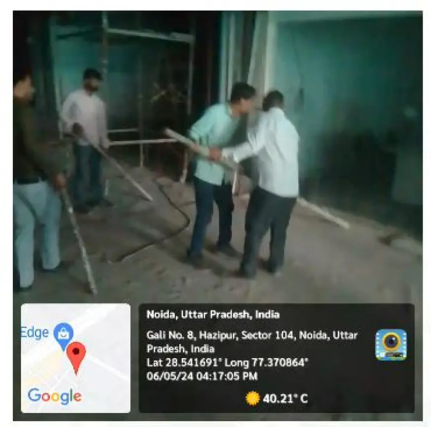 Noida News : नोएडा प्राधिकरण ने भू-माफिया को किया पस्त, 22 करोड़ की भूमि से हटा कब्जा