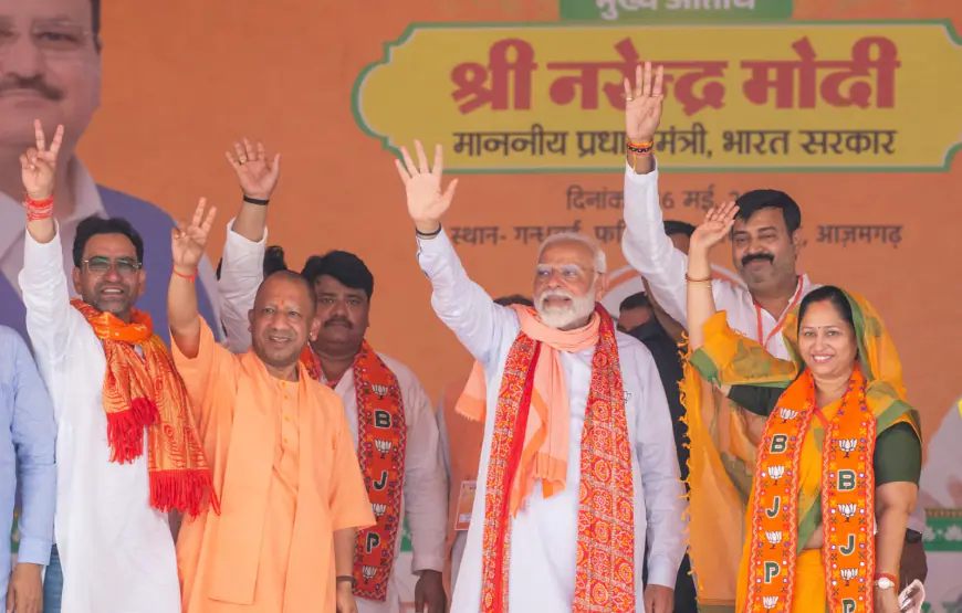 Election News  : पीएम मोदी ने कहा यूपी में योगी ने माफिया-दंगाइयों को साफ करके स्वच्छता अभियान को बढ़ाया