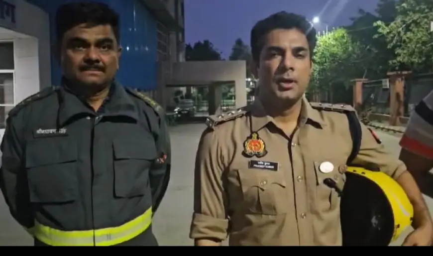 Noida News : जिला अस्पताल के सर्वर रूम में लगी आग, जहरीला धुआं प्रथम तल तक पहुंचा