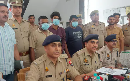 Noida News : तीन अंतरराज्यीय गांजा तस्कर गिरफ्तार, करोड़ों रुपए कीमत का गांजा बरामद