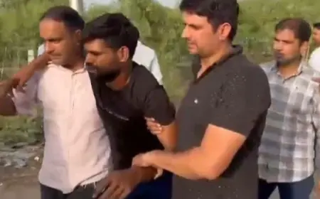 Noida News : मुठभेड़ के दौरान दो शातिर बदमाश गिरफ्तार, पैर में लगी गोली