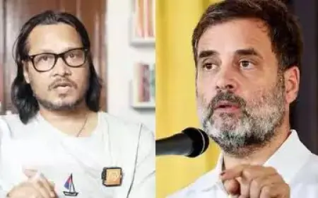 Rahul Gandhi :  राहुल गांधी पर आपत्तिजनक टिप्पणी करने के मामले पर यूट्यूब पर अजीत भारती को कर्नाटक पुलिस ने दिया नोटिस