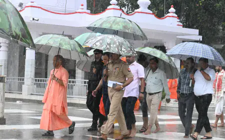 Up News : मुख्यमंत्री योगी आदित्यनाथ की आवाज सुनकर दौड़ते चले आए श्यामा, गौरी, गंगा व भोला