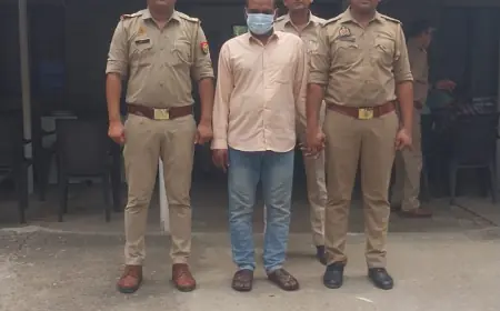 Noida News : पच्चीस हजार रुपए का इनामी बदमाश गिरफ्तार