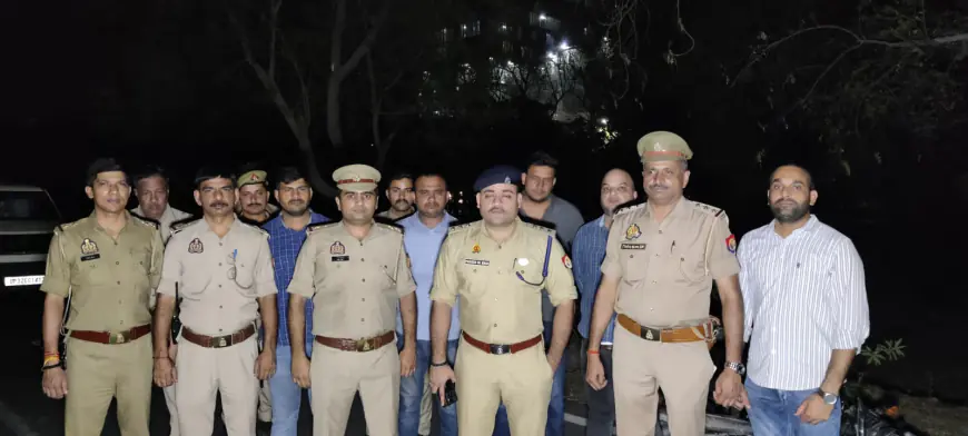 Noida News : पुलिस मुठभेड़ के दौरान तीन बदमाश गिरफ्तार, 2 के पैर में लगी गोली