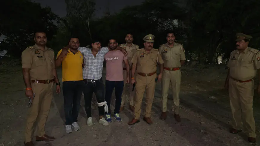 Noida News : मुठभेड़ में शातिर लुटेरा गिरफ्तार, 3 मोबाइल फोन, चोरी की स्कूटी व तमंचा बरामद