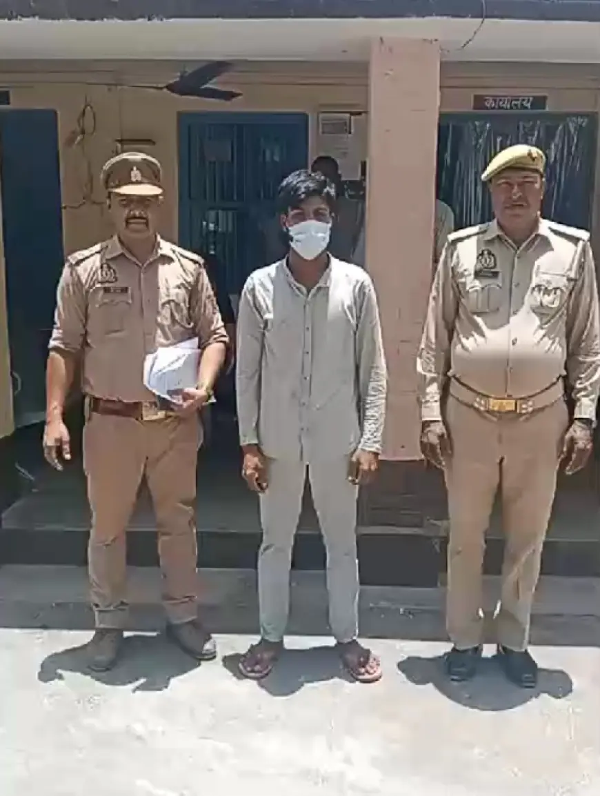 Jewar News : हत्या के प्रयास का आरोपी गिरफ्तार