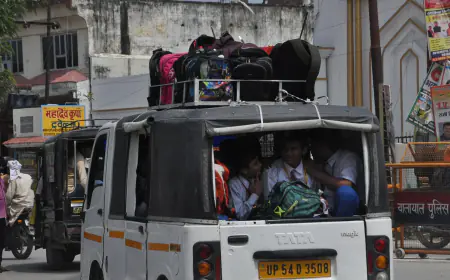 UP News : उत्तर प्रदेश के सभी जनपदों में 8 जुलाई से अनफिट स्कूली वाहन मारूती वैन, मैजिक, आटो, ई-रिक्शा के खिलाफ चलेगा विशेष अभियान