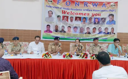 Noida News : पुलिस आयुक्त ने फोनरवा टीम के साथ की बैठक, पीजी और गेस्ट हाउसों की होगी जांच