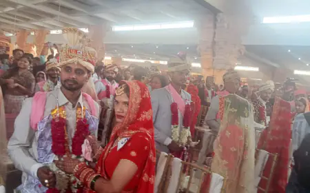 New Delhi News : प्रजापति महासभा दिल्ली प्रदेश के 25वें सामूहिक विवाह में 21 कन्याओं की हुई शादी