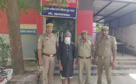 Noida News : 16 वर्ष पूर्व अवैध संबंधों के शक में पत्नी के सिर पर प्रेशर कुकर मारकर हत्या करने वाला 25 हजारी बदमाश अमृतसर से गिरफ्तार