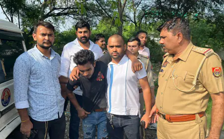 Noida News : पुलिस मुठभेड़ के दौरान शातिर लुटेरा गिरफ्तार, पैर में लगी गोली