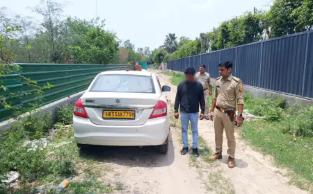 Noida News : मालिक की कार हड़पने की नीयत से दी चोरी की सूचना, गिरफ्तार