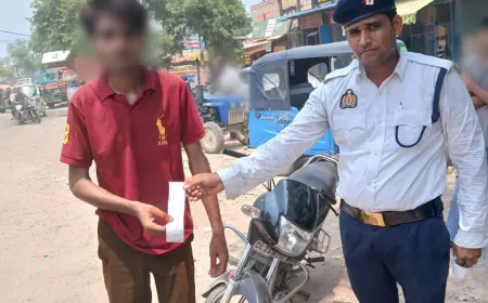 Noida News : सड़कों पर वाहन चला रहे 8 नाबालिगों के अभिभावकों पर मुकदमा