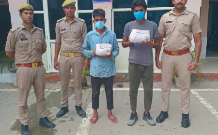 Noida News : अवैध रूप से मादक पदार्थ बेचने वाले तीन गिरफ्तार