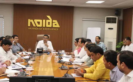 Noida News : फोनरवा टीम ने सीईओ से की वार्ता, सेक्टरों व बाजारों से हटेगा अतिक्रमण