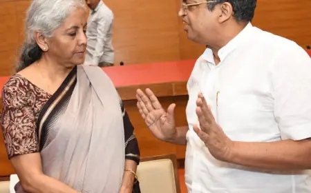 New Delhi News : केन्द्रीय वित्त मंत्री को गोपाल कृष्ण अग्रवाल ने 2024-25 के सफल बजट पर दी बधाई