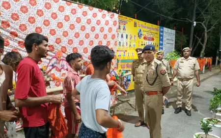 Kanwad Yatra 2024 : कांवड़ मार्ग पर ट्रैफिक डायवर्जन लागू, शहर में यातायात का दबाव बढ़ा