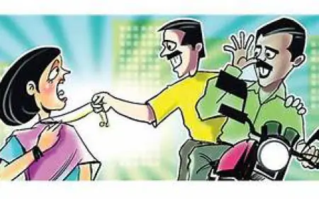 Noida News : बाइक सवार बदमाशों ने लूटी सोने की चेन