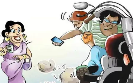 Greater Noida News : बाइक सवार बदमाशों ने महिला का मोबाइल फोन लूटा 