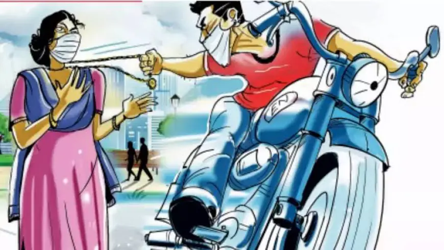 Noida News : बाइक सवार बदमाशों ने महिला के गले से सोने की चेन लूटी, चोरी में दर्ज हुआ मुकदमा