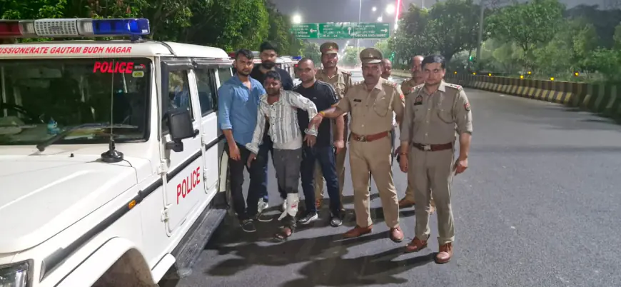 Noida News : पुलिस की गोली से घायल हुआ शातिर बदमाश मुर्गे वाला