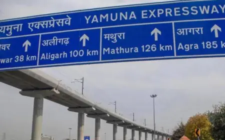 Greater Noida News : यमुना एक्सप्रेसवे पर दो बसें टकराई, दर्जन भर यात्री घायल